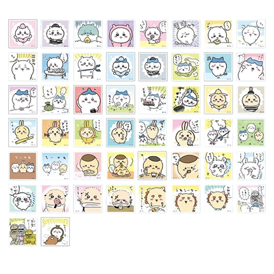 吉伊卡哇chiikawa盲盒贴纸可爱小八吉伊闪闪贴画手账贴纸电脑手机