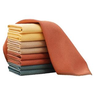 厨房吸水无痕鱼鳞布抹布大尺寸洗碗布加厚家务清洁布巾擦玻璃专用