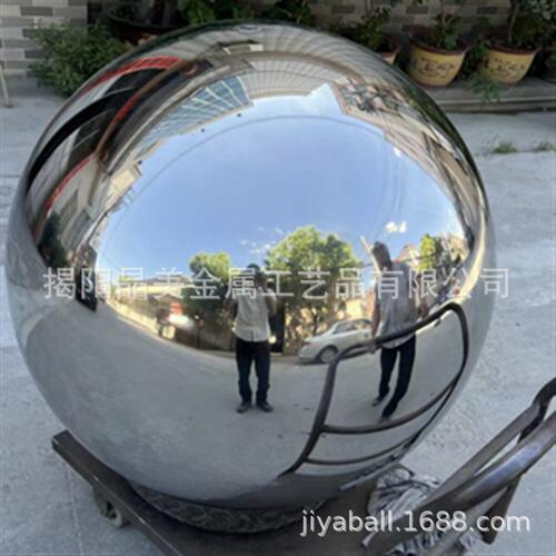 广东揭阳晶美大量生产雕塑用广场201  304  316不锈钢空心大圆球