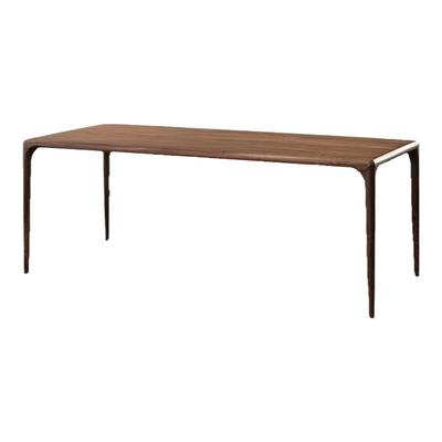 北美黑胡桃木书桌书桌餐桌一体