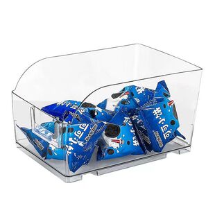 超市食品盒子网红同款便利店陈列零食装糖干果店展示收纳透明盒