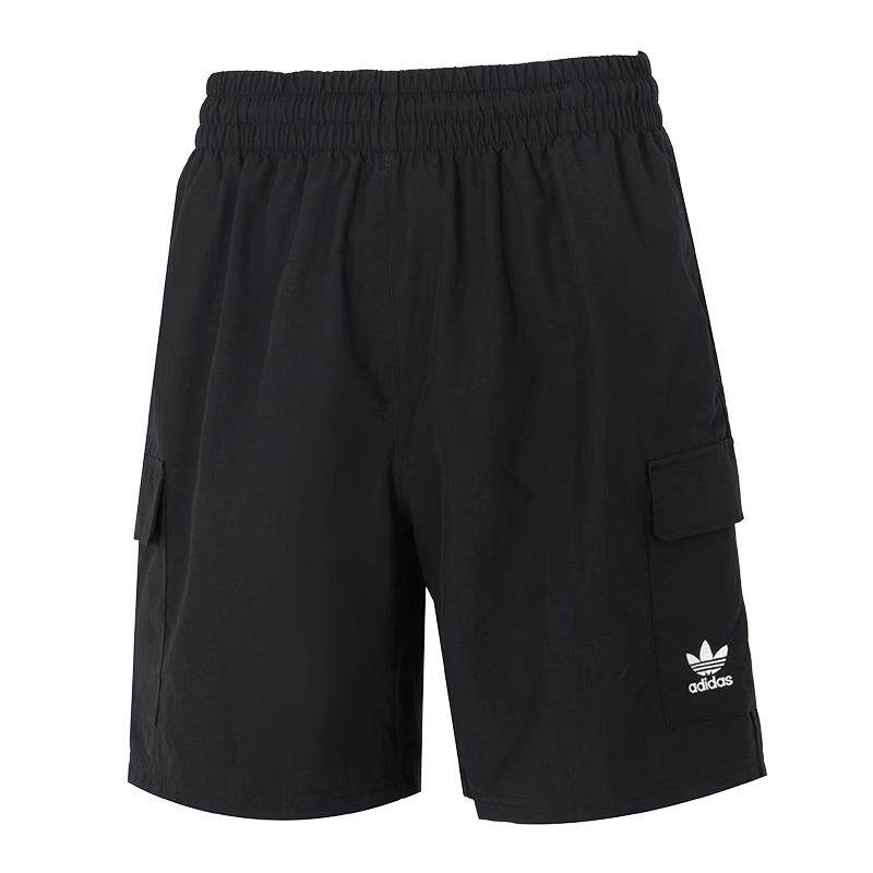 Adidas阿迪达斯三叶草男裤2025秋季新款SHORTS休闲梭织短裤JD0406