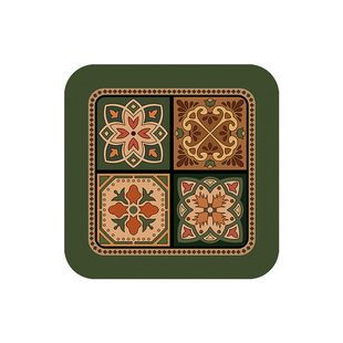 范居态度莱德复古轻奢杯垫吸水速干隔热防烫吧台咖啡茶杯碗盘垫