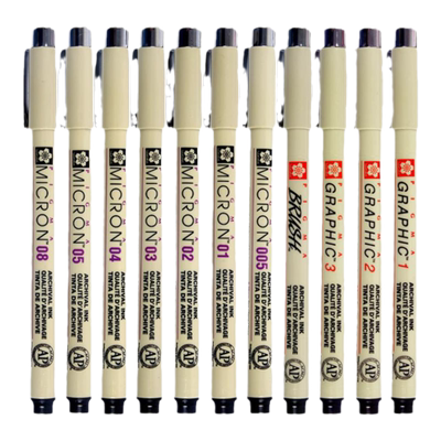 樱花针管笔防水勾线绘画笔