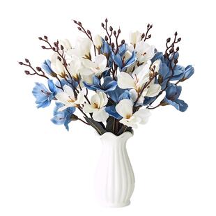 秋剑兰仿真花客厅摆设花艺摆件仿生花摆花束装饰品干花台花假花粉