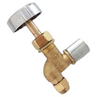 弯式针制 煤气火种阀门 燃气气阀开关 气制铜球阀 中餐炉灶配件