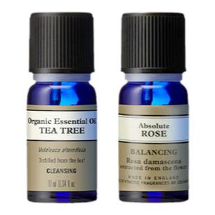 英国NYR芳疗香薰精油玫瑰单方芬芳茶树有机精油套装居家舒缓疲惫