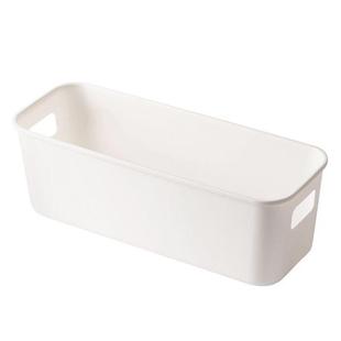 多功能收纳盒长条无痕收纳盒衣橱无盖桌面零食盒多功能分隔神器