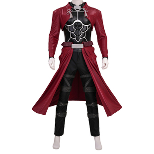 漫骨Fate/stay night英灵卫宫cos服 Archer全套红Acosplay服装男