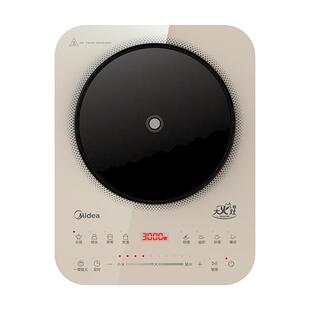 美的电磁炉家用3000W大功率火力饭店商用爆炒节能防水新款电磁灶
