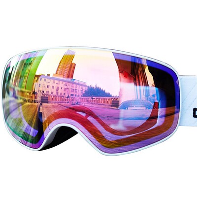 蘑菇DOOREK新款儿童滑雪双层防雾