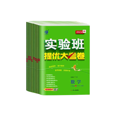 新版实验班提优大考卷初中测试卷