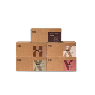 来回精品挂耳咖啡字母系列20包装手冲挂耳式现磨挂滤黑咖啡