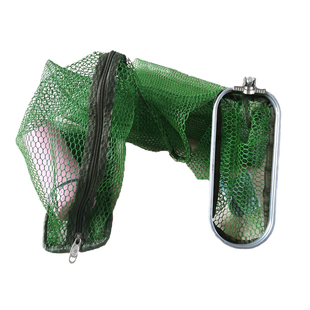 涂胶鱼护加厚方形鱼护防挂速干杆包小鱼兜鱼网布定做底部拉链鱼护