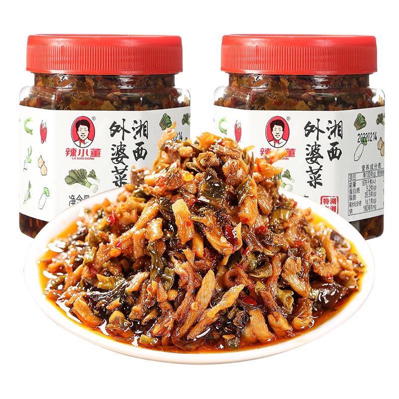 辣小董外婆菜湖南风味正宗农家自制商用萝卜干瓶装开胃咸菜下饭菜