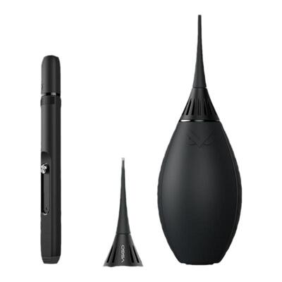 VSGO微高 飓风气吹+镜头笔清洁套装佳能尼康单反相机皮老虎专业活性炭头碳粉毛刷镜头除尘养护清理工具清灰尘