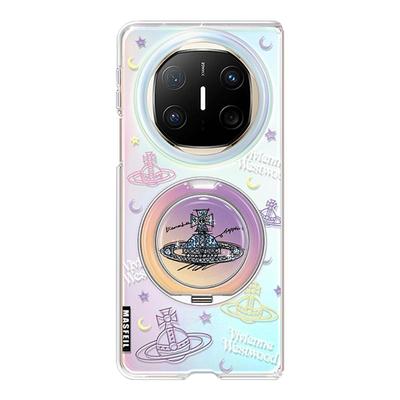 MASFEIL × 紫色西太后适用于华为matex6手机壳折叠屏新款matex7典藏版保护套x3带支点支架女X5超薄时尚高级