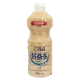 5月好益多零脂肪发酵型原味乳酸菌饮品1.25L家庭装益生元酸牛奶