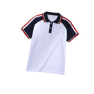 汕尾海丰县林伟华中学新款男女校服中学夏季短袖大白边长裤套装班