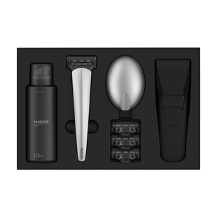 mkodo麦科多剃须刀手动克男士老式刀片式刮胡刀套装吉利生日礼盒