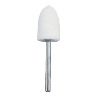 高效羊毛轮抛光轮3柄镜面抛光棉球羊毛磨头金属玉石翡翠模具抛光