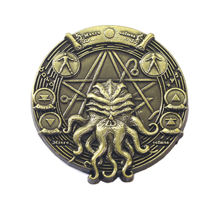 克苏鲁神话胸章章鱼异形胸针饰品哈斯塔动漫周边金属包邮生日礼物