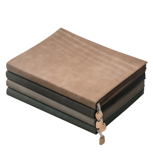 B5大号笔记本本子加厚大码工作办公软皮面商务会议记录高档高级记事本定制可印logo简约大学生学习考研日记本