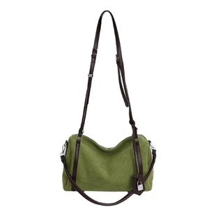 大容量通勤托特包包女式2025新款轻奢小众高级感复古麂皮绒斜挎包