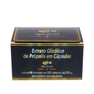 巴西原装进口正品代购APIS BRASIL亚碧斯30%绿蜂胶胶囊100粒装6瓶