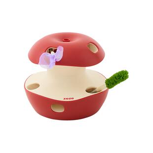 zeze电动猫玩具猫咪自嗨解闷智能转盘自动逗猫神器电动打地鼠玩具