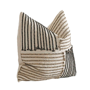 弋采原创线系列现代简约沙发床上全棉靠垫抱枕腰枕方枕靠包靠枕套