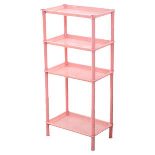 浴室置物架落地式免打孔卫生间三角脸盆架三四层加高长方形收纳架