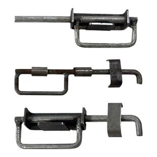 焊接不带铁板插销门栓器具铁箱铁仓储笼圆钢定位销止门插大门地栓