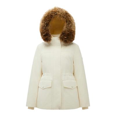 波司登户外极寒毛领鹅绒羽绒服女