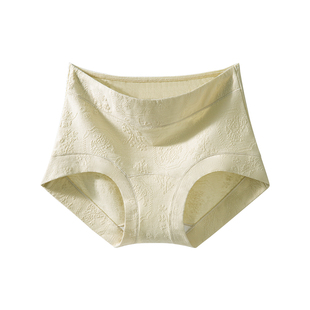 雅鹿妈妈内裤女士纯棉三角裤中老年女款抗菌透气高腰收腹2026新款