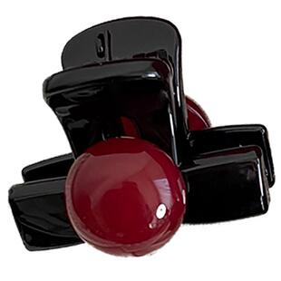 本命年红色小号头发抓夹发夹子头饰发卡女夹耳后侧边精灵耳公主头