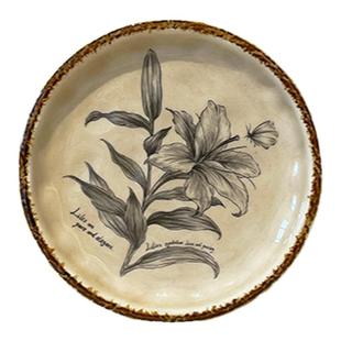 复古吐骨碟甜品碟陶瓷家用6英寸小盘子餐盘蛋糕点心盘水果小吃盘