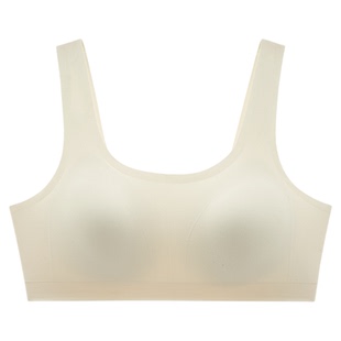 爱慕乎兮敏感肌无钢圈背心式内衣女无痕软支撑文胸罩美背夏季超薄