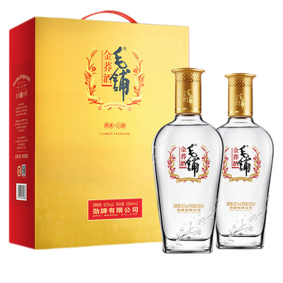劲牌毛铺金荞苦荞酒42度500ml*2