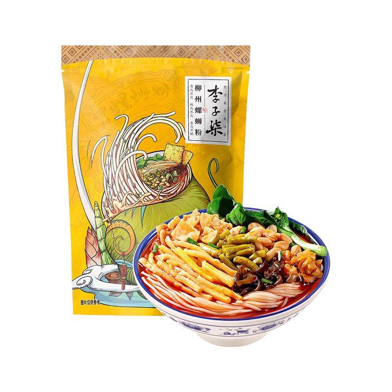 李子柒螺蛳粉广西柳州正宗特产加辣加臭方便速食加量大包330g袋装