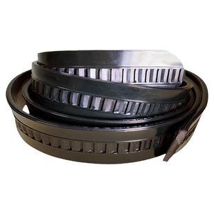 潮侨新款牛筋不带头无头无扣皮带男士全牙卡槽自动扣腰带加长裤带