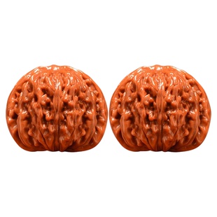 文玩核桃四座楼狮子头手把件机刷包浆官帽盘玩男士手玩麻核桃古玩