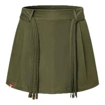 LEDIMWANG流苏绑带裙裤女绿色