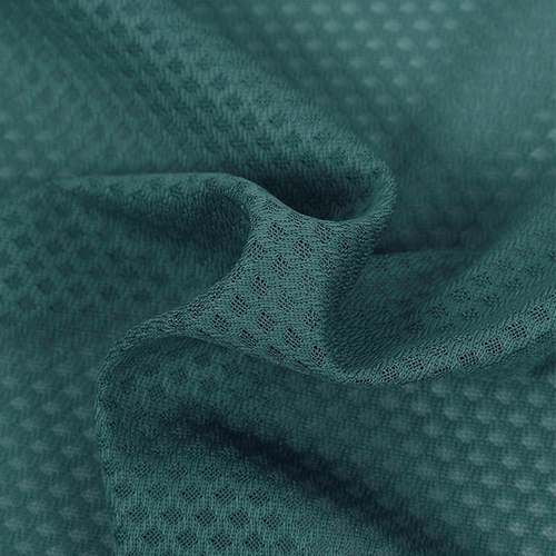 2450D全涤经编提花网布里网眼布提花布镂空网运动菱形100g料涤纶