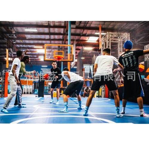 室内蹦床公园拉丝料体操垫蹦床篮球足球体操垫30公分厚黑色充气垫