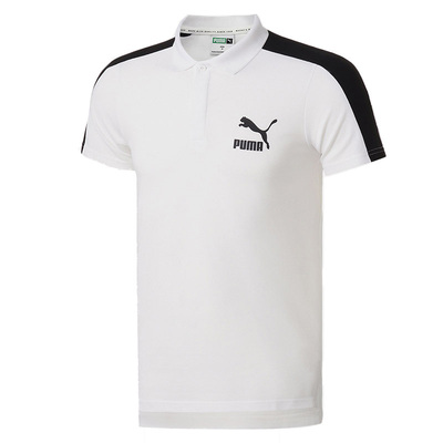 Puma/彪马正品 新款男子拼接休闲短袖POLO衫 ICONIC T7 53001