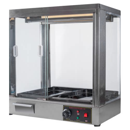 商用不锈钢烤鸭保温展示柜风热脆皮五花肉烧腊手撕鸭展示大保温箱