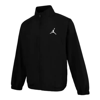 JORDAN耐克上衣卫衣男子运动休闲黑色梭织夹克拉链外套IH0832-010