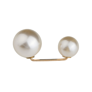 衣角打结扣t恤改短神器衣服收腰显瘦珍珠别针上衣下摆长了固定夹