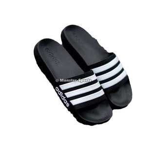 Adidas阿迪黑白三道杠男女沙滩防水澡堂拖鞋AQ1701 GZ5922 GZ5921